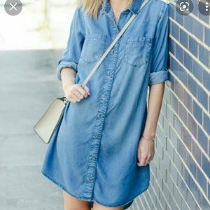 Merona denim shirt dress